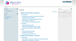 Desktop Screenshot of moodledecroly.com